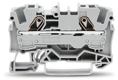 WAGO 2006-1201 TOPJOB S, 2006 Series Grey, 6mm², Single-Level, Push-In Cage Clamp Termination, ATEX, IECEx [2006-1201]; 247-5842