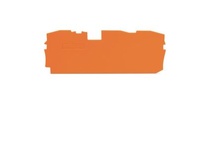WAGO TOPJOB S, 2010 Series End and Intermediate Plate for Use with 2010 Series Terminal Blocks [2010-1392]; 247-5847
