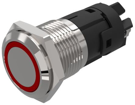 EAO 82 Series Green, Red Indicator, 24V dc, 16mm Mounting Hole Size, IP65, IP67 [82-4152.01A4]; 247-8775