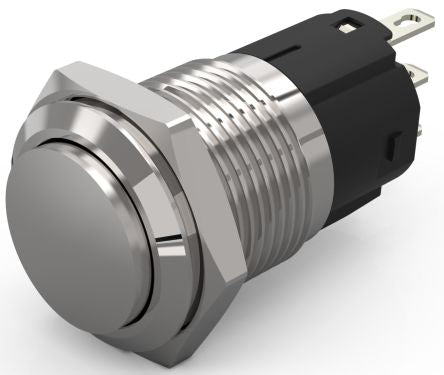 EAO 82 Series Push Button Switch, Latching, Panel Mount, 16mm Cutout, SPDT, 240V, IP65, IP67 [82-4561.2000]; 247-8844