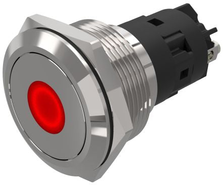 EAO 82 Series Green, Red Indicator, 24V dc, 22mm Mounting Hole Size, IP65, IP67 [82-6152.01A4]; 247-9016
