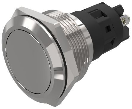 EAO 82 Series Push Button Switch, Latching, Panel Mount, 22.3mm Cutout, SPDT, 240V, IP65, IP67 [82-6152.2000]; 247-9039