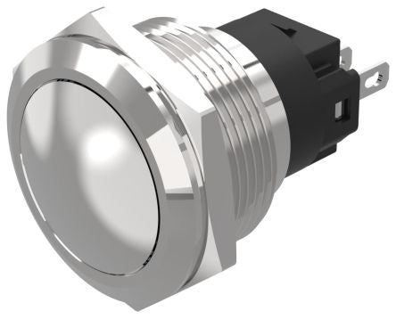 EAO 82 Series Push Button Switch, Latching, Panel Mount, 22.3mm Cutout, SPDT, 240V, IP65, IP67 [82-6171.2000]; 247-9074