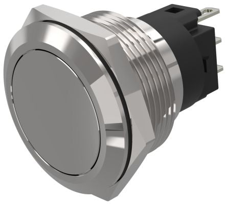 EAO 82 Series Push Button Switch, Latching, Panel Mount, 22.3mm Cutout, SPDT, 240V, IP65, IP67 [82-6551.2000]; 247-9085