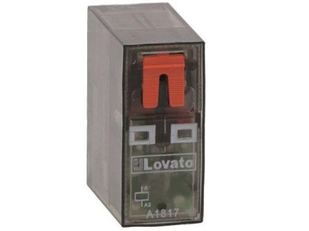 Lovato PCB Mount Non-Latching Relay, 230V ac Coil, 8A Switching Current, DPDT [HR502CA230]; 247-9572