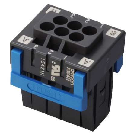 Omron, 3.5mm Pitch, 6 Way, Pluggable Terminal Block, Plug, Plug-In, XW4N-06D2-S [XW4N-06D2-S]; 247-9799