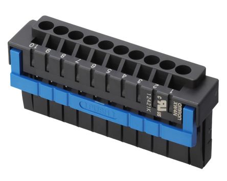 Omron, 3.5mm Pitch, 10 Way, Pluggable Terminal Block, Plug, Plug-In, XW4N-10D1-S [XW4N-10D1-S]; 247-9801