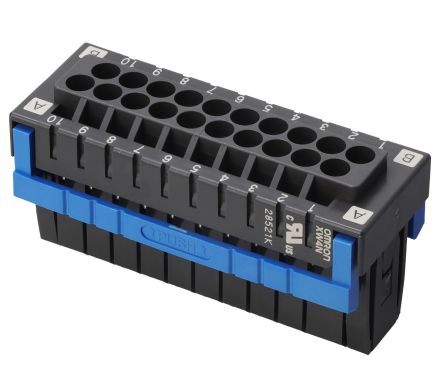 Omron, 3.5mm Pitch, 20 Way, Pluggable Terminal Block, Plug, Plug-In, XW4N-20D2-A [XW4N-20D2-A]; 247-9809