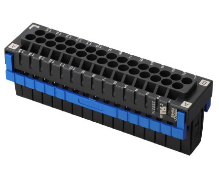 Omron, 3.5mm Pitch, 30 Way, Pluggable Terminal Block, Plug, Plug-In, XW4N-30D2-S [XW4N-30D2-S]; 247-9813