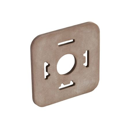 Hirschmann Brown Flat Gasket IP67 for use with Form A Female Connectors [731739004 GDM 3-21 EPDM]; 247-9829