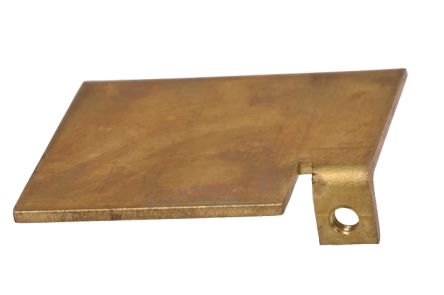 RS PRO Brass Gland Plate, 3mm H, 58mm W, 70mm L for Use with RS PRO GRP Enclosure [0]; 248-1083