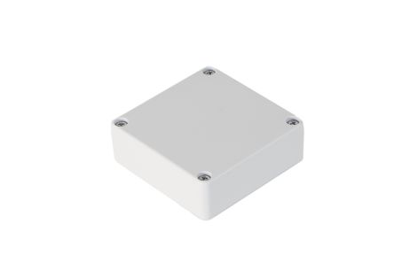 Hammond Polycarbonate Enclosure, 60 x 60 x 22mm [1551WTGY]; 248-1170