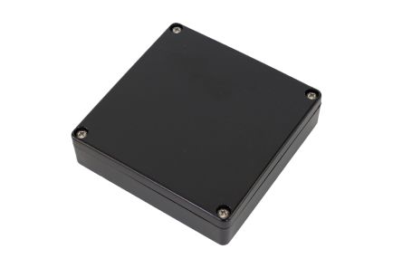 Hammond Polycarbonate Enclosure, 80 x 80 x 24mm [1551WXBK]; 248-1171