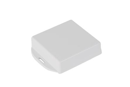 Hammond Polycarbonate Enclosure, 80 x 80 x 24mm [1551WXFLGY]; 248-1173
