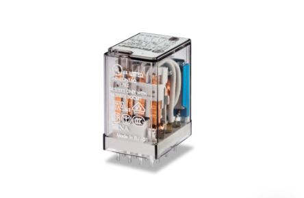 Finder Plug In Relay, 125V dc Coil, 7A Switching Current [551490125001]; 248-1496