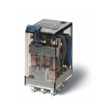 Finder Plug In Relay, 24V dc Coil, 10A Switching Current, 3PDT, 3PDT [553390240001]; 248-1584