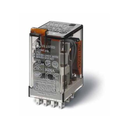 Finder Plug In Relay, 32V dc Coil, 7A Switching Current [553490320074]; 248-1667