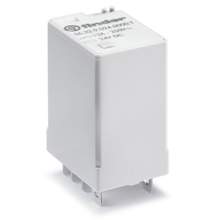 Finder Plug-In Mount Power Relay Module, 72V dc Coil, 12A Switching Current [563290722000T]; 248-1818