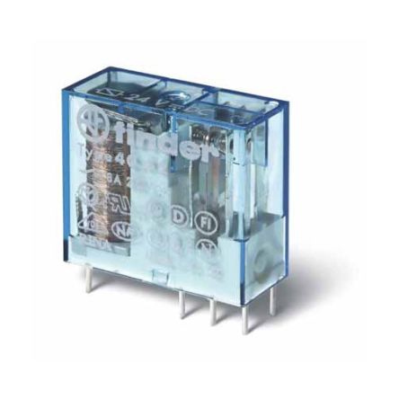 Finder PCB Mount, Plug In Power Relay Module, 24V dc Coil, 8A Switching Current [405290244000]; 248-1923