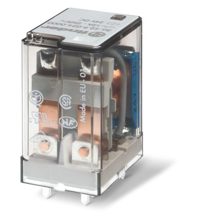 Finder PCB Mount Power Relay Module, 230V ac Coil, 20A Switching Current [564482302000]; 248-2072