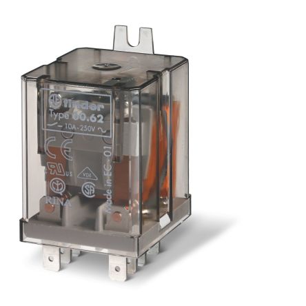 Finder Flange Mount Relay, 240V ac Coil, 10A Switching Current [606282400000]; 248-2466