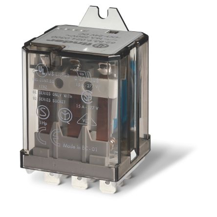 Finder Flange Mount Relay, 120V ac Coil, 16A Switching Current, 3PDT, 3PDT [628381200040]; 248-2601