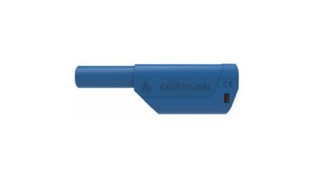 Schutzinger Black Male Banana Plug, 4 mm Connector, Solder Termination, 32A, 1kV, Nickel Plating [RS SFK 8500 S Ni / AS / SW]; 248-3576