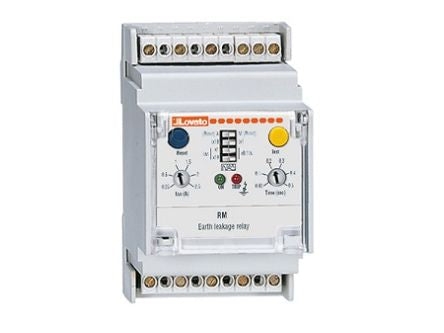 Lovato Earth Leakage Relay, 50 Hz, 60 Hz Frequency, 0.25 → 2.5A Leakage, SPDT Output [31RM415]; 248-3629