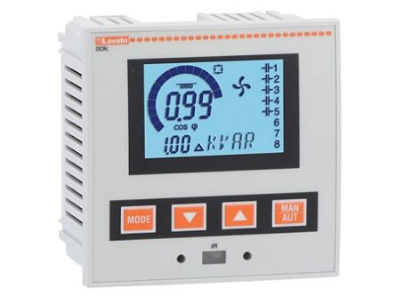 Lovato Current, Temperature, Voltage Monitoring Relay, 3, 3+N Phase, 4PST, SPDT [DCRL5]; 248-3642