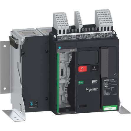 Schneider Electric, Masterpact MCCB 4P 1.6kA, Fixed Mount [LV847155]; 248-3765