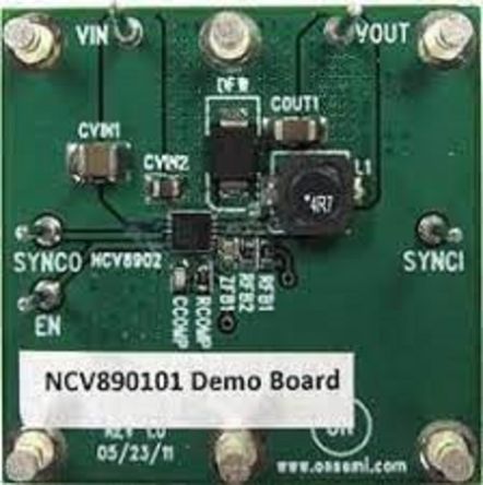 onsemi Fixed-Frequency Monolithic Buck Switching Regulator Evaluation Board Switching Regulator for NCV890101 [NV890101MWTXGEVB]; 248-3940