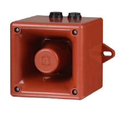e2s A105N Series Electronic Sounder, 24 → 260 V, ±3dB at 1 m, IP66, AC, 64-Tone [A105NAC230AA0A1R]; 248-4857