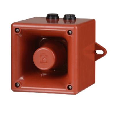 e2s A105N Series Electronic Sounder, 10 → 60 V, ±3dB at 1 m, IP66, DC, 64-Tone [A105NDC024AA0A1R]; 248-4858
