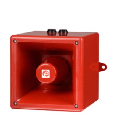 e2s A121 Series Electronic Sounder, 100 → 240 V, ±3dB at 1 m, IP66, AC, 45-Tone [A121AC230AA0A1R]; 248-4859
