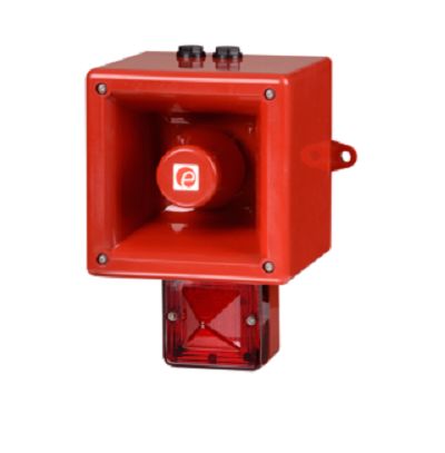 e2s AL112NX Series Amber Sounder Beacon, 115 V, IP66, Wall Mount, 120dB at 1 Metre [AL112NXAC115AA0A1R/A]; 248-4867