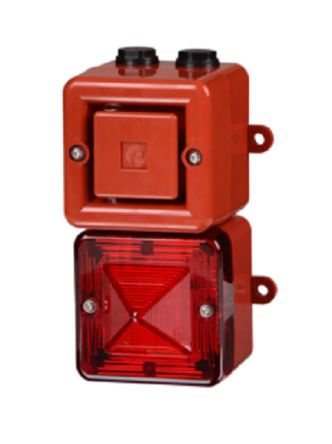 e2s AL100X Series Amber Horn Beacon, 230 V, IP66, Wall Mount, 110dB at 1 Metre [AL100XAC230MA0A1R/A]; 248-4881