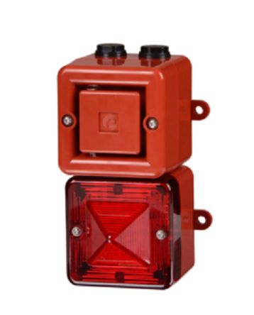 e2s AL100X Series Amber Horn Beacon, 24 V, IP66, Wall Mount, 110dB at 1 Metre [AL100XDC024MA0A1R/A]; 248-4883