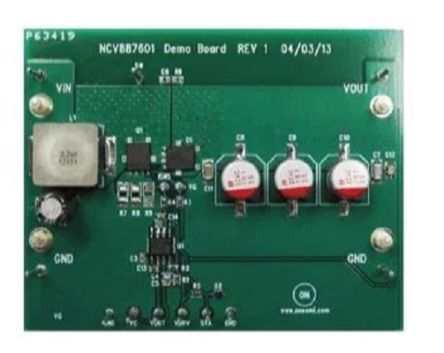 onsemi Automotive Grade High-Frequency Start-Stop Boost Controller Evaluation Board Boost Controller for NCV887601 [NCV887601BSTGEVB]; 248-5398