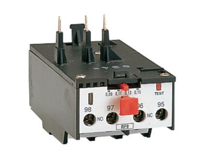Lovato Thermal Overload Relay, 0.23 A F.L.C, 230 mA Contact Rating, 690 V, 3P, RF9 [11RF9023]; 248-5476