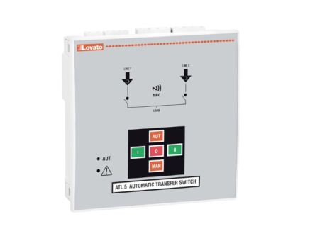 Lovato ATL Series Controller for Use with 2 Power Sources With Three Phase Control, Relay Output, 2-Input, Digital Input [ATL500]; 248-5479