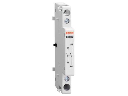 Lovato Auxiliary Contact, 2 Contact, 2NO, DIN Rail, CN CNH [CNH20]; 248-5499