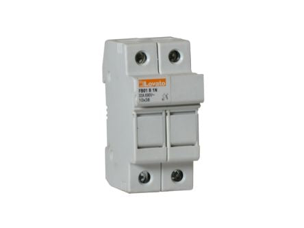 Lovato 32A Fuse Holder for 10 x 38mm Fuse, 1P, 690V ac [FB01B1N]; 248-5508