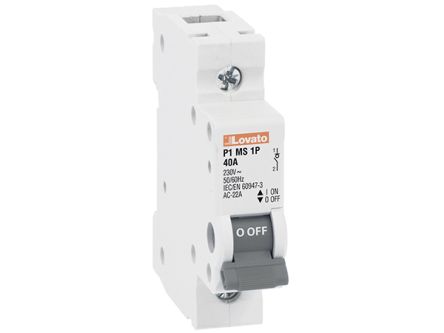 Lovato 1P Pole DIN Rail Switch Disconnector - 125A Maximum Current [P1MS1P125]; 248-5626