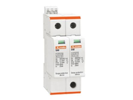 Lovato Single Phase Surge Protector, 60kA, DIN Rail Mount [SA02PA320R]; 248-5656