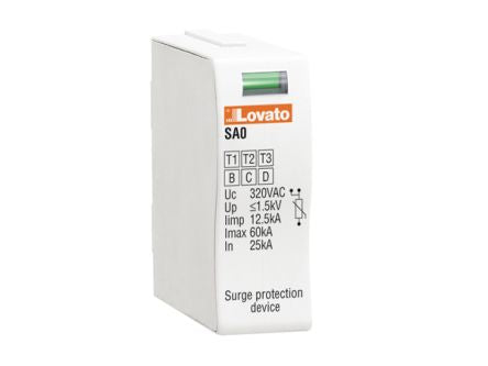 Lovato Single Phase Replacement cartridge, 50kA, DIN Rail Mount [SAX00PA320]; 248-5667