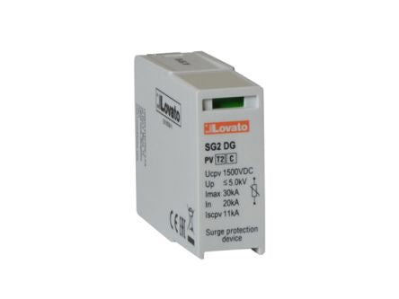 Lovato Single Phase Replacement cartridge, 30kA, DIN Rail Mount [SGX02DGK50M3]; 248-5675
