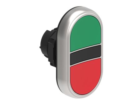 Lovato LPCB71 Series Green, Red Momentary Push Button, 22mm Cutout [LPCB7113]; 248-6017