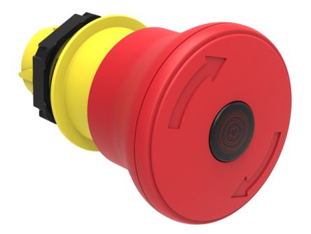 Lovato LPCBL66 Series Turn to Release Emergency Stop Push Button, 22mm Cutout [LPCBL6644]; 248-6021
