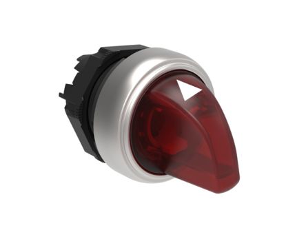 Lovato LPCSL13 Series 3 Position Selector Switch Head, 22mm Cutout, Red Handle [LPCSL1304]; 248-6033