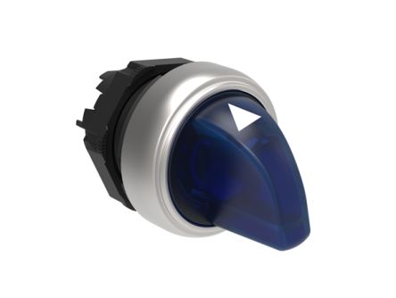 Lovato LPCSL13 Series 3 Position Selector Switch Head, 22mm Cutout, Blue Handle [LPCSL1306]; 248-6035